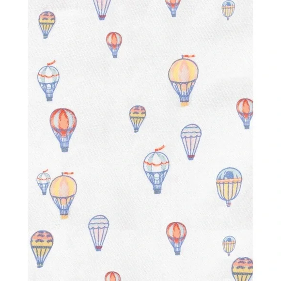 PETITE PLUME Bon Voyage Kids Chemical Free Flame Resistant Pajama Set Size 10 - Picture 3 of 8